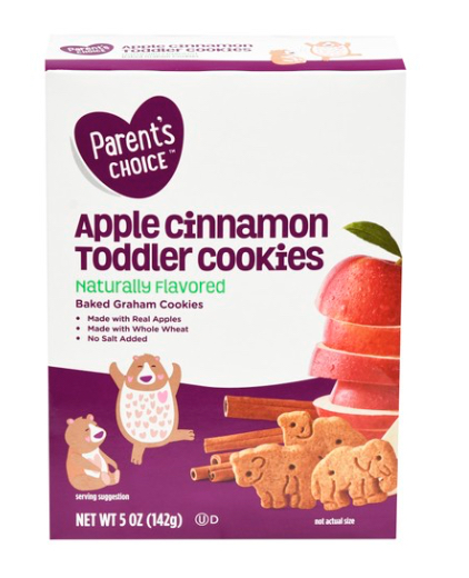 Walmart’s brand parent’s choice snacks